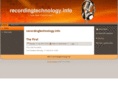 recordingtechnology.info