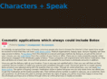 charactersspeak.com