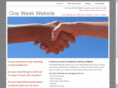 oneweekwebsite.net