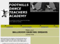 foothillsdanceteachersacademy.com