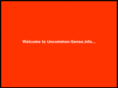 uncommon-sense.info