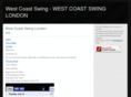westcoastswinglondon.com