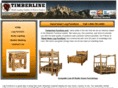 handhewnlogfurniture.com