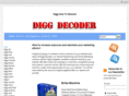 diggdecoder.com