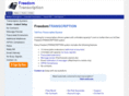 freedomtranscription.com