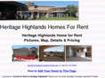heritagehighlandshomesforrent.com