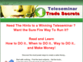 teleseminartradesecrets.com