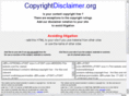 copyrightdisclaimer.org