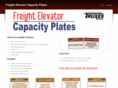 freightelevatorcapacityplates.com