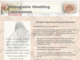 memorableweddingceremonies.com