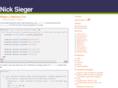 nicksieger.com