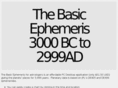 thebasicephemeris.com