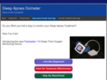 sleepapneaoximeter.com