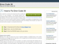 errorcode39.org
