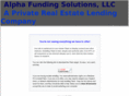 alphafundingsolutions.com