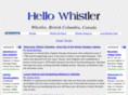 hellowhistler.net