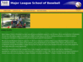 majorleagueschoolofbaseball.com