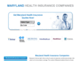 marylandhealthinsurancecompanies.com
