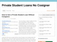 privatestudentloansnocosigner.net