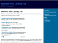 stainlesssteellaundrytub.com