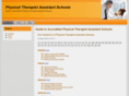 physicaltherapistassistantschools.org