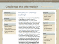 challengetheinformation.com