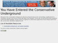 conservativesunderground.us