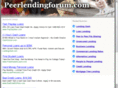peerlendingforum.com