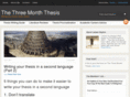 3monththesis.com