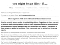 youmightbeanidiot.org