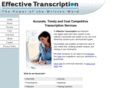 effectivetranscription.com