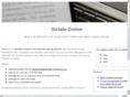 dictate-online.co.uk