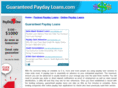 guaranteedpaydayloanonline.com