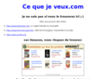 cequejeveux.com