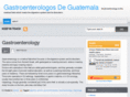 gastroenterologosdeguatemala.com