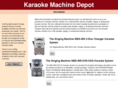 karaokemachinedepot.com