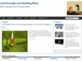 justenoughblog.com