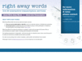 rightawaywords.com