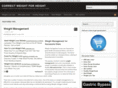 correct-weight-for-height.com