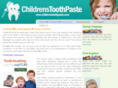 childrenstoothpaste.com