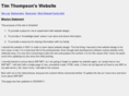 timthompsonswebsite.com
