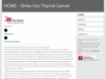 strikeoutthyroidcancer.com