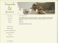 amandajustinwedding.com