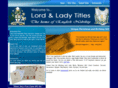 lordandladytitles.com