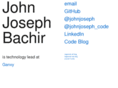 johnjosephbachir.com