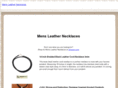 mensleathernecklaces.com