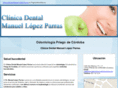 clinicadentalmanuellopezparras.es