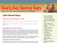 lifessecretkeys.com