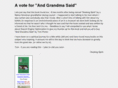 andgrandmasaid.com