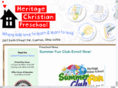 heritagechristianpreschool.org